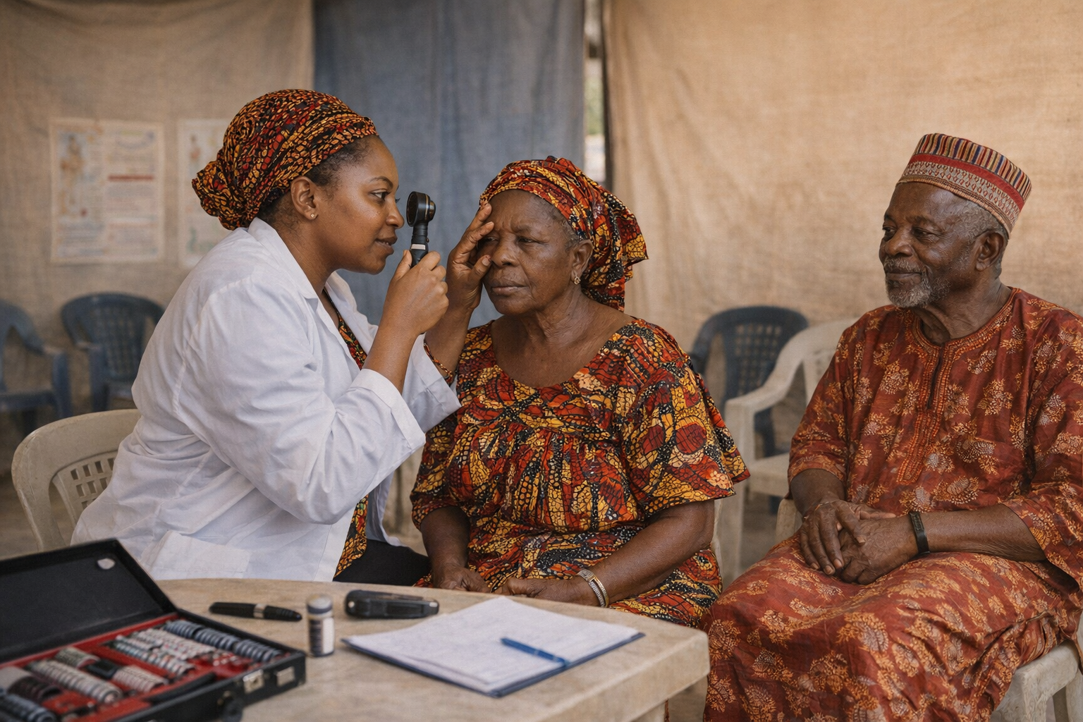 RHDF eye check session