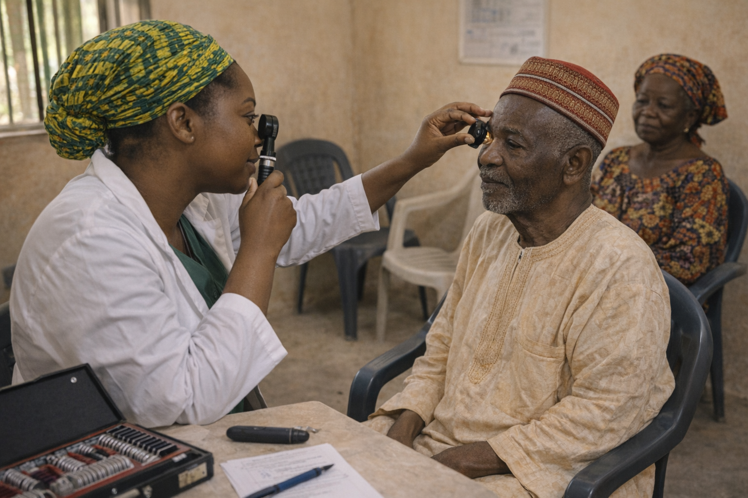 RHDF eye check session